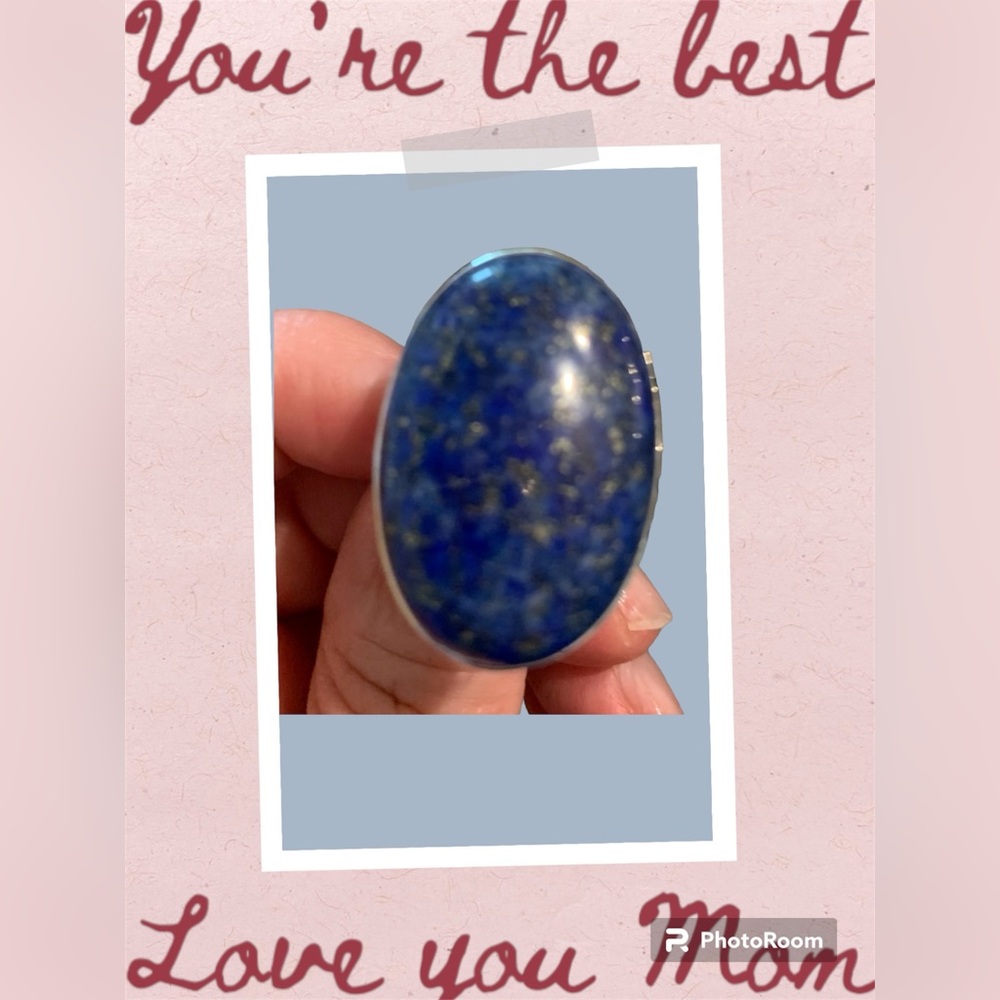Tocara ring lapis and Sterling Silver size 7